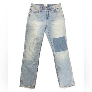 J. CREW Women's Size 25 Light Chester Wash Slim Relaxed Fit Boyfriend Jean